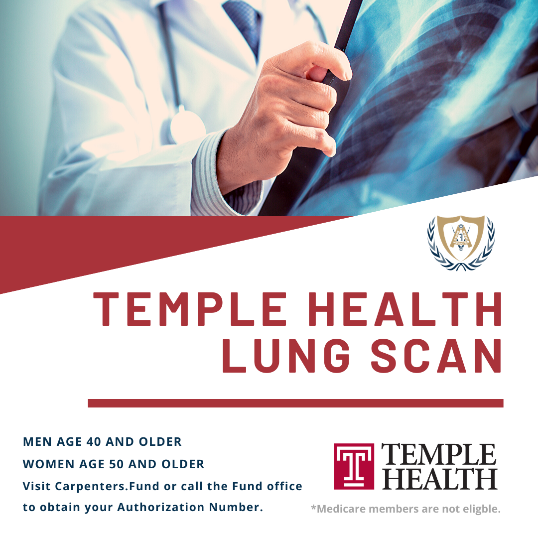 You are currently viewing National Lung Cancer Awareness Month, Get your Temple Health Lung Scan!